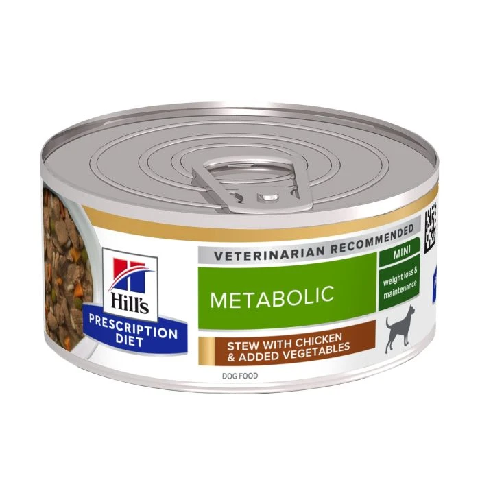 Hill's Prescription Diet Metabolic Mijotés Pour Chien 24x156g Poulet Et Légumes 3 Hill's Prescription Diet Metabolic Mijotés Pour Chien 24x156g Poulet Et Légumes