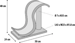 Flamingo Griffoir Grivola Brun/beige 50x24x40,5cm 8 Flamingo Griffoir Grivola Brun/beige 50x24x40,5cm -Trixie Magasin 158512902937f0420855cd82c99c63e29dea19e307d2de07518f210748fa22f3