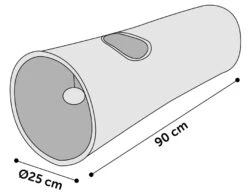 Flamingo Tunnel Pour Chat Rouge/gris 90cm Dia.25cm -Trixie Magasin 200c2605c1e7b2858d12b23621bb77f98d5aaeaa50da0daf0ccf10ed844cab1f