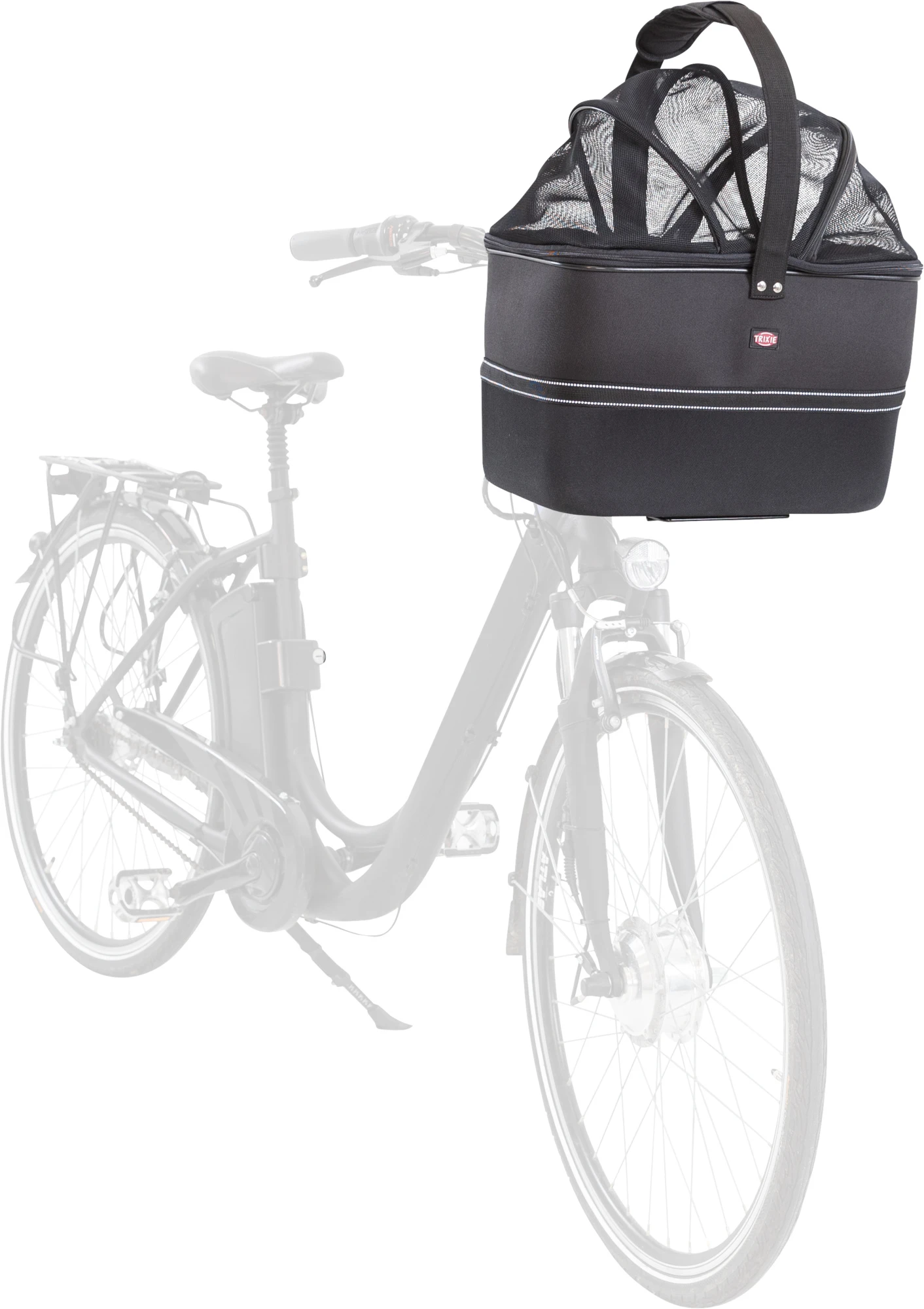 Trixie Panier Pour Chien Pour Guidon De Vélo 41 × 47 × 29 Cm 8 Trixie Panier Pour Chien Pour Guidon De Vélo 41 × 47 × 29 Cm – Image 6
