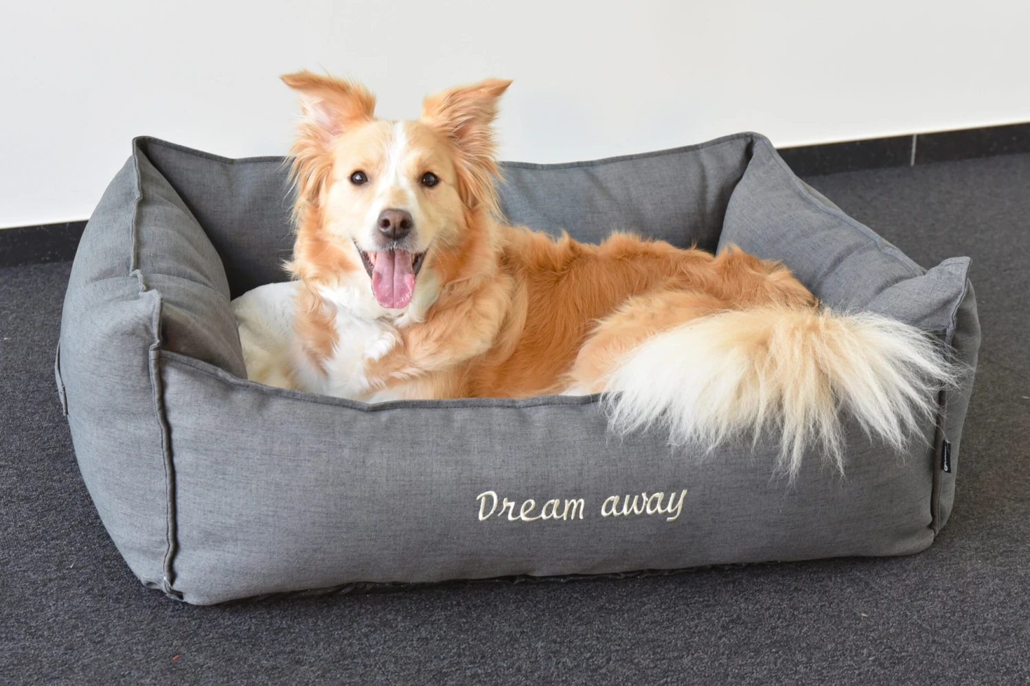 Flamingo Panier Dream Away Rectangulaire Fermeture Eclair Gris 70x50x25cm 8 Flamingo Panier Dream Away Rectangulaire Fermeture Eclair Gris 70x50x25cm – Image 6