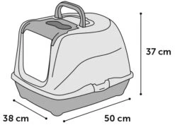Flamingo Bac à Litière Loki Gris M 38x50x37cm -Trixie Magasin 49e1ac73037200553ca0dc4db6d4c4f14175e8944513cc159c46488f58b8c0c4