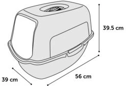 Flamingo Bac à Litière Lexie Noir L 39x56x39,5cm -Trixie Magasin 4a7c868f6916e3e7404d8782619d95125c5c6780224a99c319e2b320de04632a