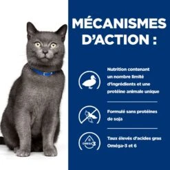 Hill's Prescription Diet D/D Pour Chat -Trixie Magasin 52742027180 4 prescription diet chat d d croquettes canard petits pois