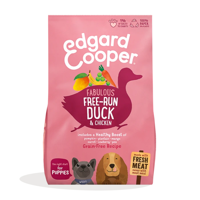 Edgard & Cooper Edgard&Cooper Croquettes Pour Chiot Au Canard - 7kg 3 Edgard & Cooper Edgard&Cooper Croquettes Pour Chiot Au Canard - 7kg