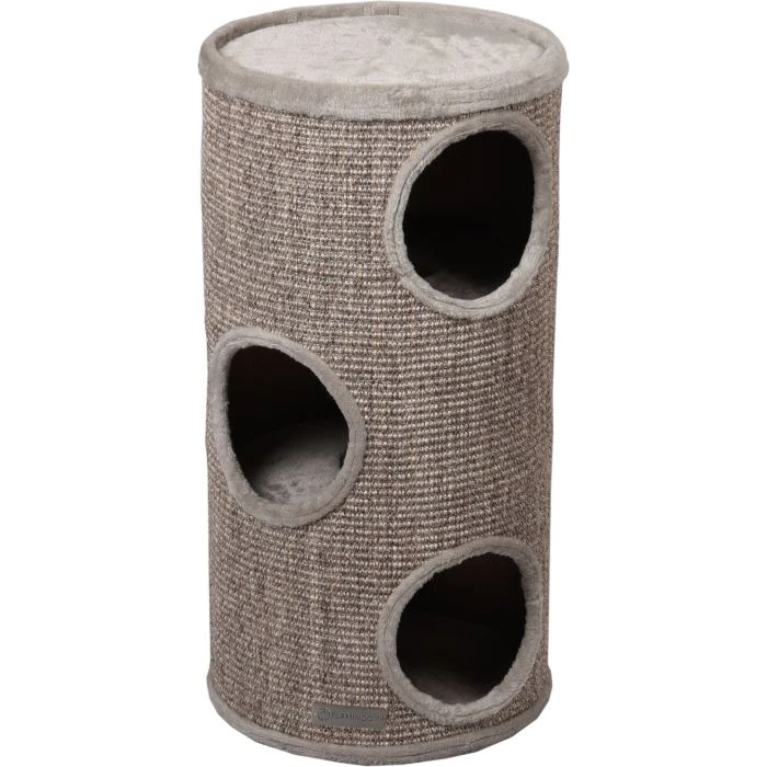 Flamingo Arbre à Chat Greta Gris M 36x36x70cm 3 Flamingo Arbre à Chat Greta Gris M 36x36x70cm