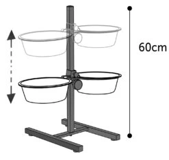 Flamingo Gamelle Support En H Avec 2 Ecuelles Otis 2x27cm 4l -Trixie Magasin 8ba134b00e8562f6590f5c633ea1074d850e340cdf5ca02e8d7d2d3994a57695