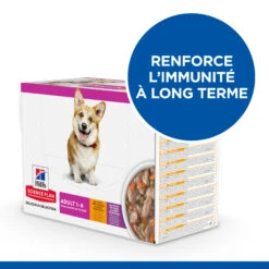 HILL'S SCIENCE PLAN HEALTHY CUISINE MIJOTÉS POUR CHIEN ADULTE SMALL & MINI AU POULET ET AU BŒUF 12X80G -Trixie Magasin Hill s science plan chien adult healthy cuisine mijotes sachet repas poulet boeuf 12x80g 3 FR