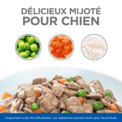 HILL'S SCIENCE PLAN HEALTHY CUISINE MIJOTÉS POUR CHIEN ADULTE SMALL & MINI AU POULET ET AU BŒUF 12X80G -Trixie Magasin Hill s science plan chien adult healthy cuisine mijotes sachet repas poulet boeuf 12x80g 4 FR