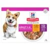 HILL'S SCIENCE PLAN HEALTHY CUISINE MIJOTÉS POUR CHIEN ADULTE SMALL & MINI AU POULET ET AU BŒUF 12X80G 1 HILL'S SCIENCE PLAN HEALTHY CUISINE MIJOTÉS POUR CHIEN ADULTE SMALL & MINI AU POULET ET AU BŒUF 12X80G -Trixie Magasin Hill s science plan chien adult healthy cuisine stew meal bags chicken beef 12x80g