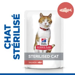 Hill's Science Plan Adult Sterilised Pack Mixte Sachets Repas Chat - 12 X 85g (3 Poulet, 3 Dinde, 3 Saumon, 3 Truite) -Trixie Magasin Hills science plan chat adult sterilised sachet repas pack mixte poulet dinde saumon truite 4 FR