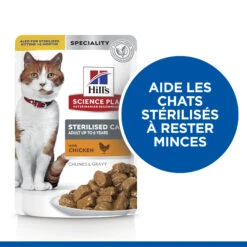 Hill's Science Plan Adult Sterilised Pack Mixte Sachets Repas Chat - 12 X 85g (3 Poulet, 3 Dinde, 3 Saumon, 3 Truite) -Trixie Magasin Hills science plan chat adult sterilised sachet repas pack mixte poulet dinde saumon truite 5 FR 1