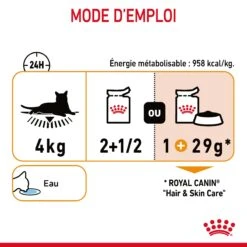 Royal Canin Hair & Skin Care En Sauce Pour Chat 12 Sachets De 85g 24 Royal Canin Hair & Skin Care En Sauce Pour Chat 12 Sachets De 85g -Trixie Magasin Royal Canin Hair Skin Care Gravy Chat FR 10