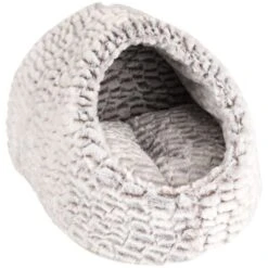 Flamingo Panier Snoozzy Igloo Gris/noir 40x40x20cm