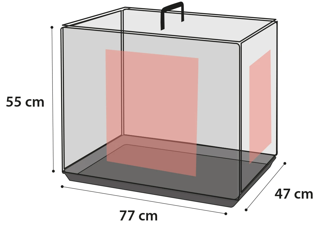 Flamingo Cage Pour Chien Mezo Noir M 47x77x55cm 4 Flamingo Cage Pour Chien Mezo Noir M 47x77x55cm – Image 2
