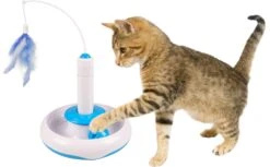 Flamingo Jouet Chat Plaque Plume Et Balle 20x20x29cm -Trixie Magasin dfb677e9063e5e50050e52fd6319ac014632414f4695ae460c46ab234352af04