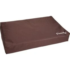 Flamingo Coussin Dreambay Rectangulaire+fermeture Eclair+rebord Brun 100x65x16cm
