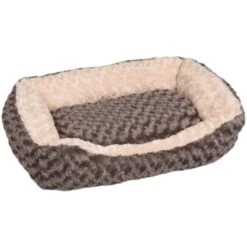 Flamingo Panier Cuddly Rectangulaire Taupe 65x45x15cm